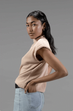 Sharp-Shoulder Sweater